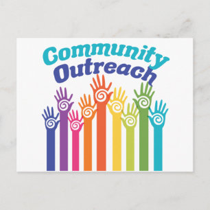 Community Outreach Services Program Helping Hands Postcard