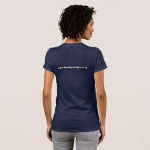 Community Stages Women's Dark Tees w/ Light Letter