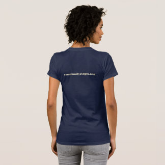 Community Stages Women's Dark Tees w/ Light Letter