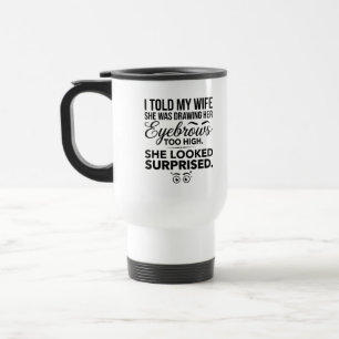 Commuter Mug 15 oz Dad Jokes Quote