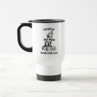 Commuting Howling Wolf Travel Mug