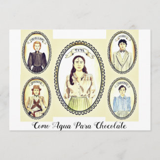 Como Agua Para Chocolate Book Club invite