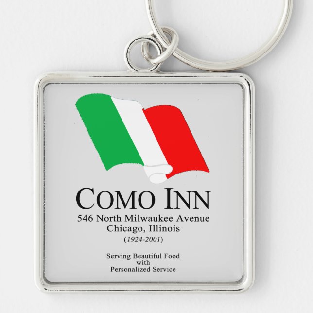 Como Inn Italian Restaurant, Chicago, IL Keychain (Front)