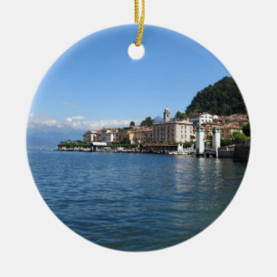 Como Lake 3 Ceramic Ornament
