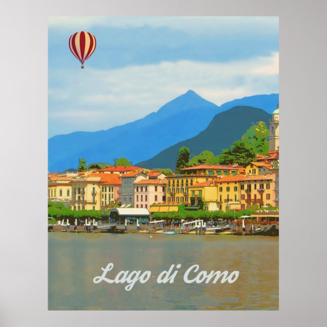 Como Lake, Italy Poster (Front)