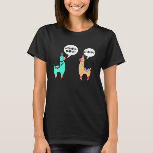 Como Se Llama Alpaca Saying  Lama Costume T-Shirt