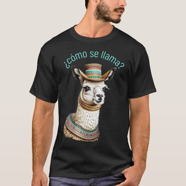 ¿cómo se llama? llama pun T-Shirt (Front)