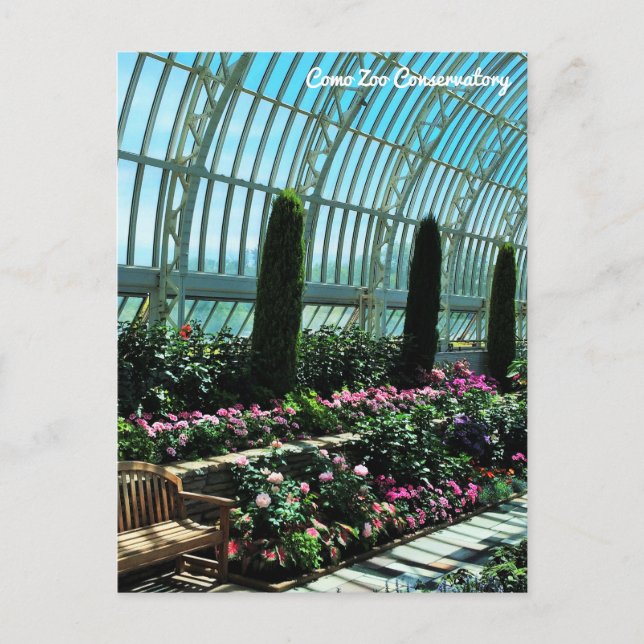 Como Zoo Conservatory Postcard (Front)
