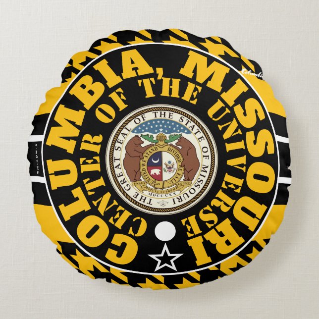 COMOCOU COLUMBIA, MO (COU) 2htb  Round Pillow (Front)