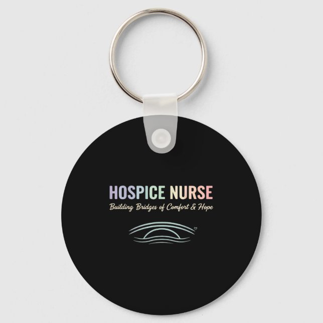 Comon In Care Hosce Nurse Palliative Suprt Graphic Keychain (Front)