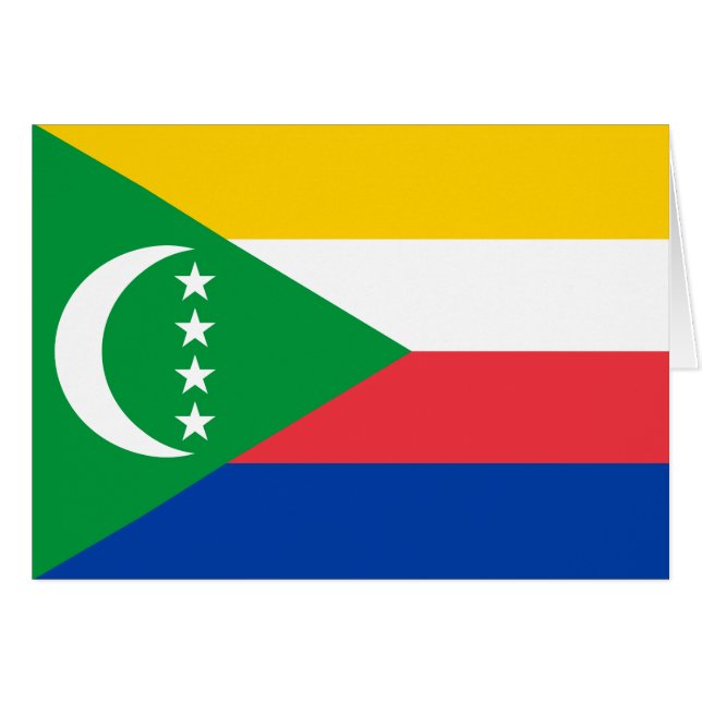 Comoros Flag (Front Horizontal)