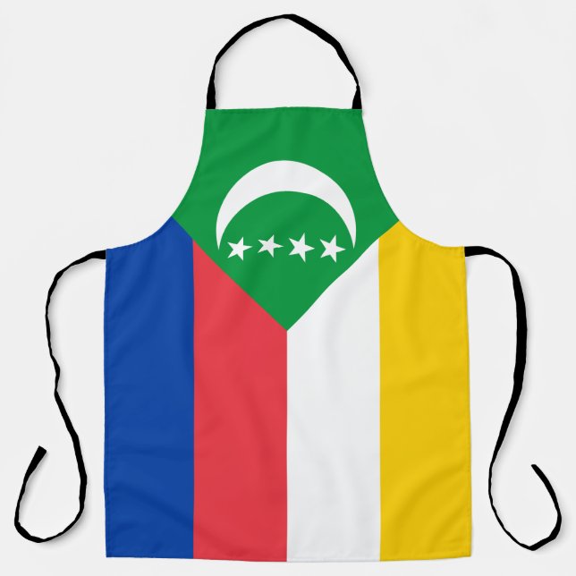 Comoros Flag Apron (Front)