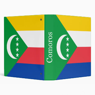 Comoros Flag Binder