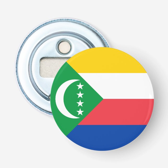 Comoros Flag Bottle Opener (Front)