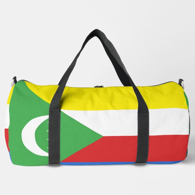 Comoros flag duffle bag (Front)