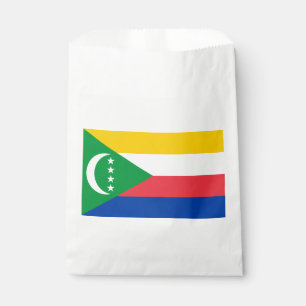 Comoros Flag Favour Bag