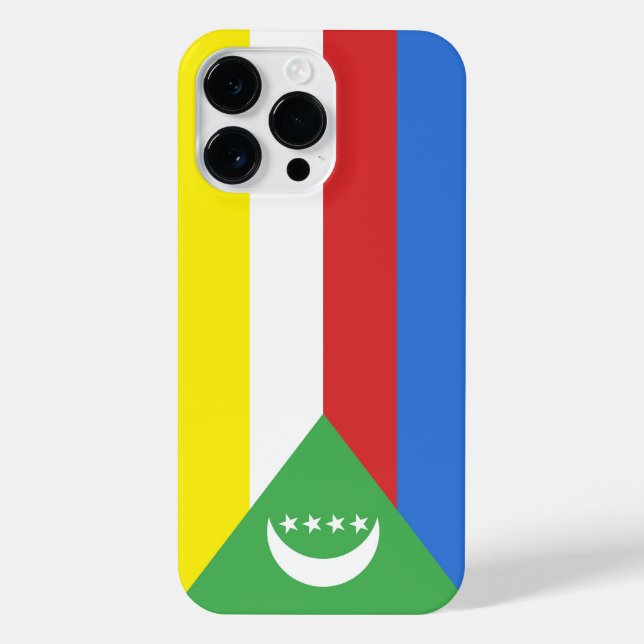 Comoros flag iPhone case (Back)