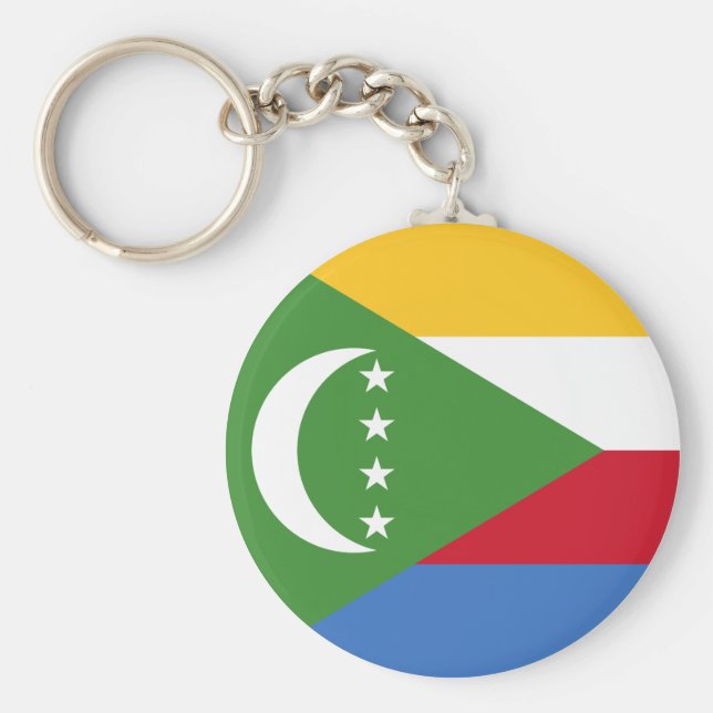 Comoros Flag Keychain (Front)