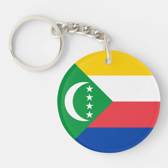 Comoros Flag Keychain (Front)