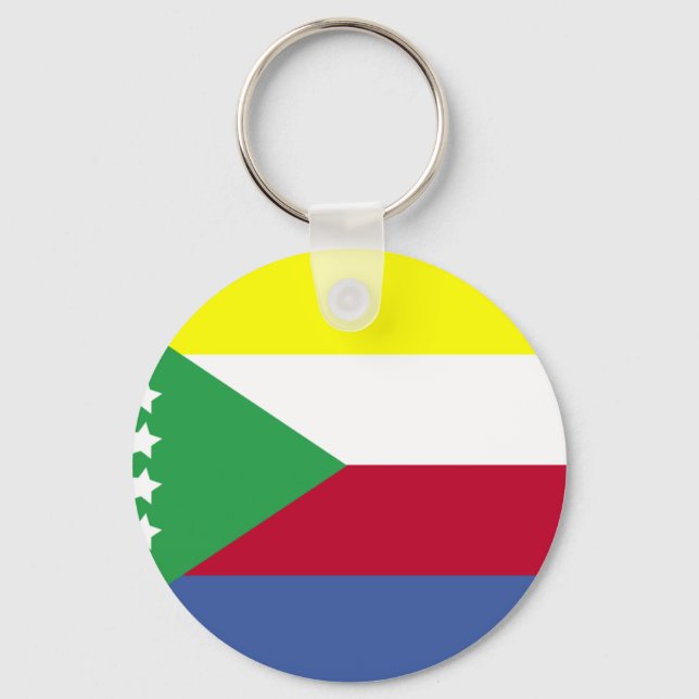 Comoros Flag Keychain (Front)