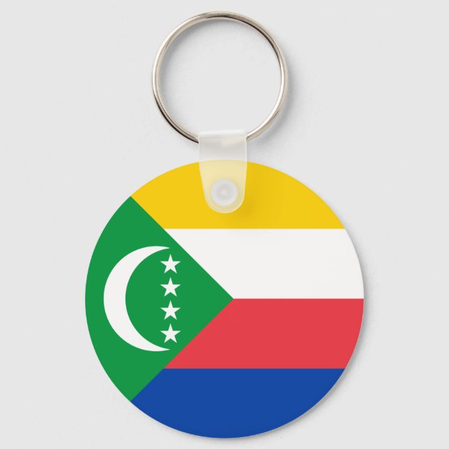 Comoros Flag Keychain (Front)