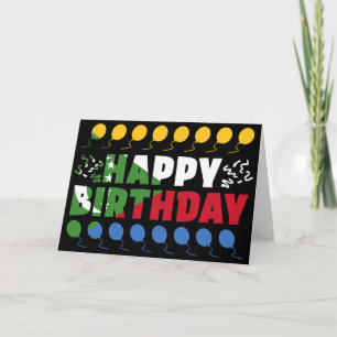 Comoros Flag Patriotic Birthday Card