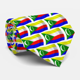 Comoros Flag Tie