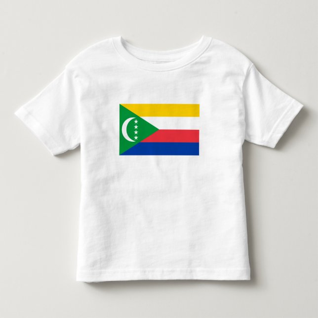 Comoros Flag Toddler T-shirt (Front)