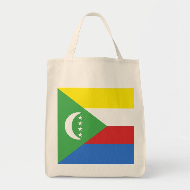 Comoros flag tote bag (Front)