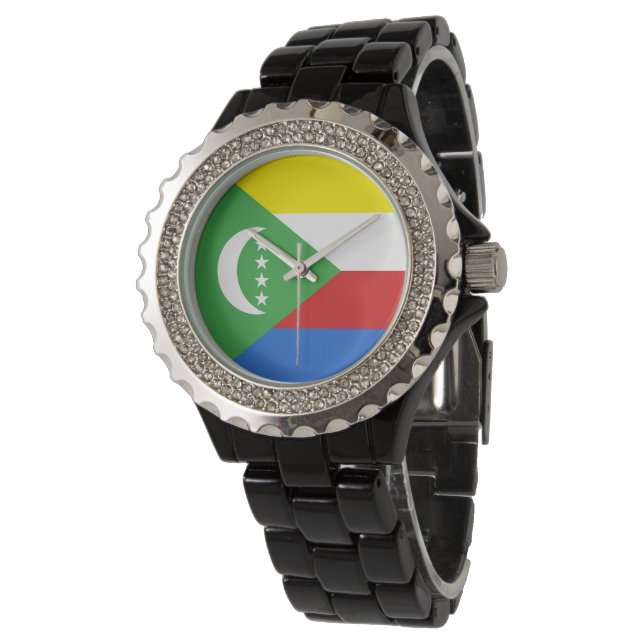 Comoros flag watch (Angled)
