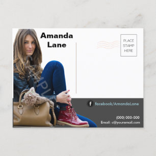 Comp Card Mailer Headshot Zed Card