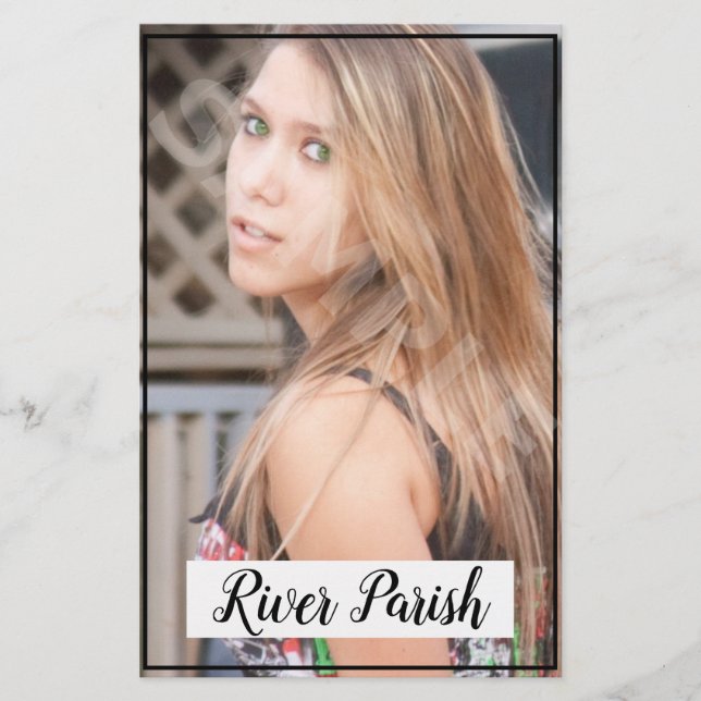 Comp Cards - Model Headshot Template (Front)