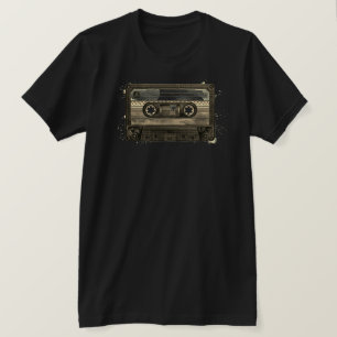 Compact Cassette Tape Old Retro Vintage T-Shirt