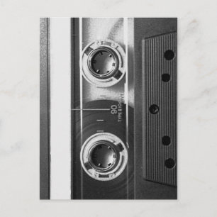 Compact Cassette Tape Postcard