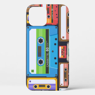 Compact Cassettes Abstract Composition iPhone 12 Case