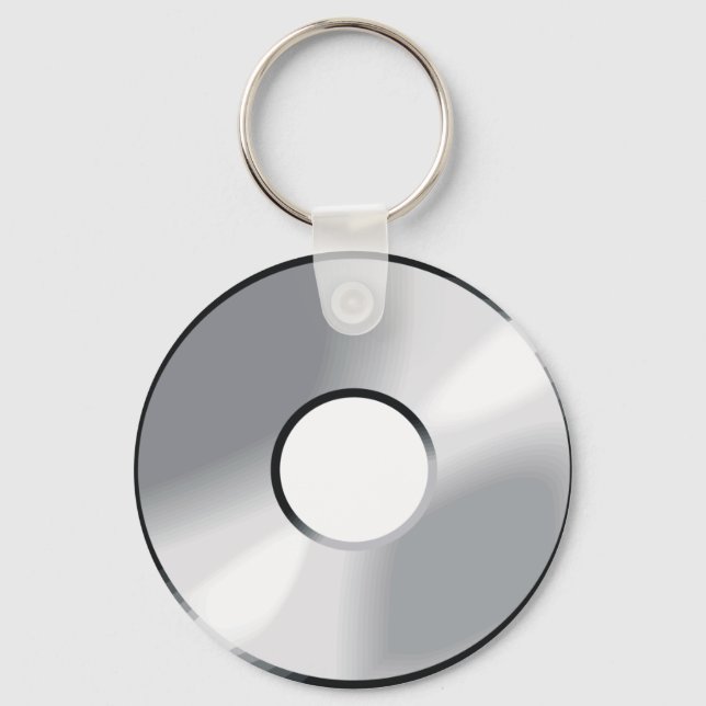compact disc cd keychain (Front)