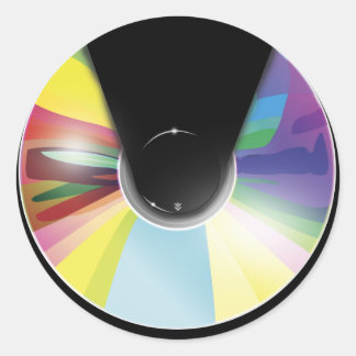 Compact disc sticker