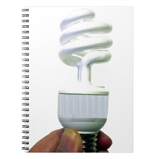 Compact Fluorescent bulb Notebook (Front)