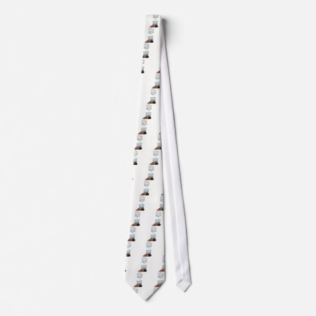 Compact Fluorescent bulb Tie (Front)