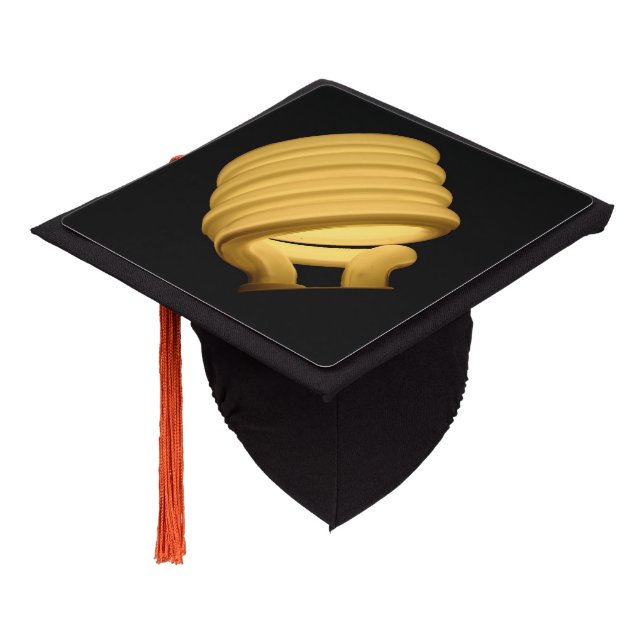 Compact Fluorescent Light Graduation Cap Topper (Angled)