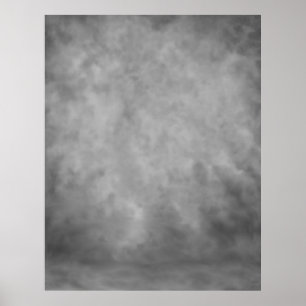 COMPACT PHOTO BACKDROP - Grey Fog Poster