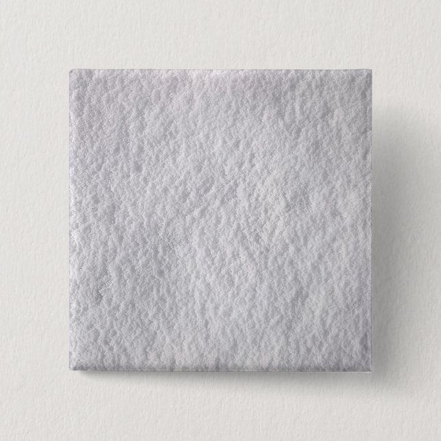 Compacted Snow Texture 2 Inch Square Button (Front)