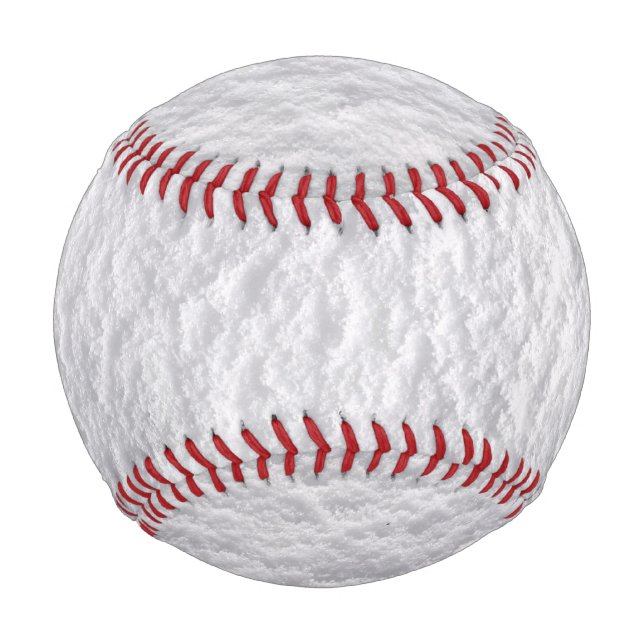 Compacted Snow Texture Baseball (Front)