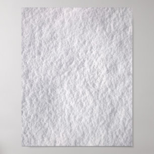 Compacted Snow Texture Poster