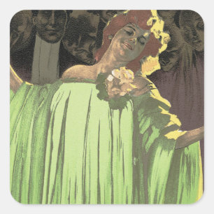 Compagnia d'Opere Comiche Square Sticker