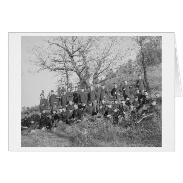 Compagnie C, 3e infanterie américaine à Fort Meade (Devant horizontal)