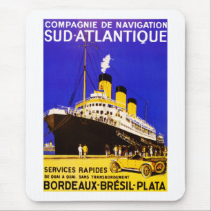 Compagnie De Navigation Sud Atlantique Mouse Pad