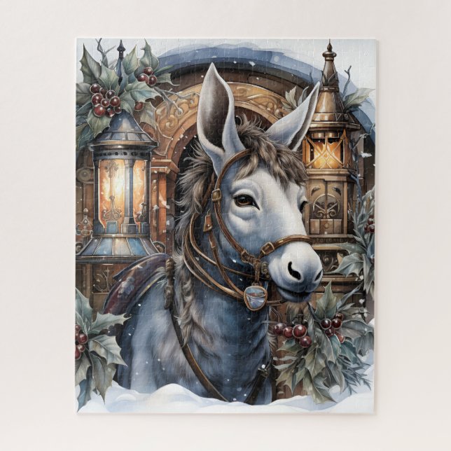 Compagnons de fête : Puzzle de l'âne de vacances (Vertical)