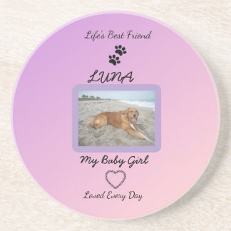 Companion Love Pawprint Pet Coaster