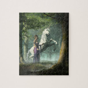 Companions in the Enchanted Forest Jigsaw Puzzle